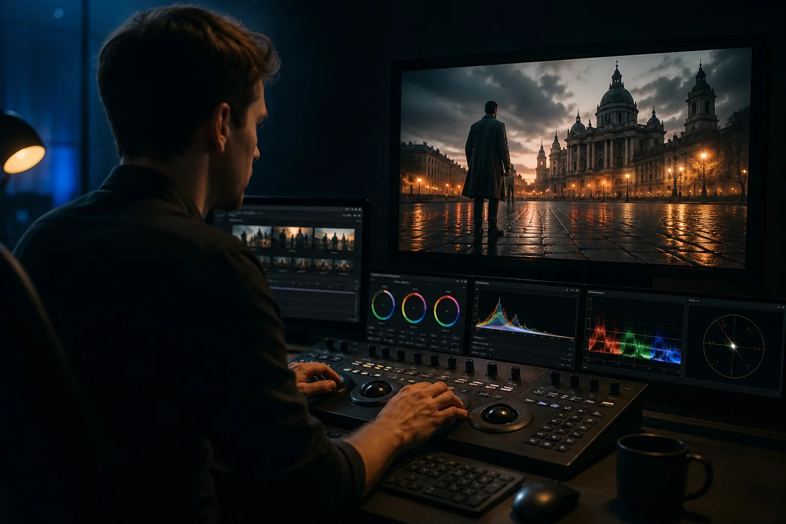 Professional color grading workflow